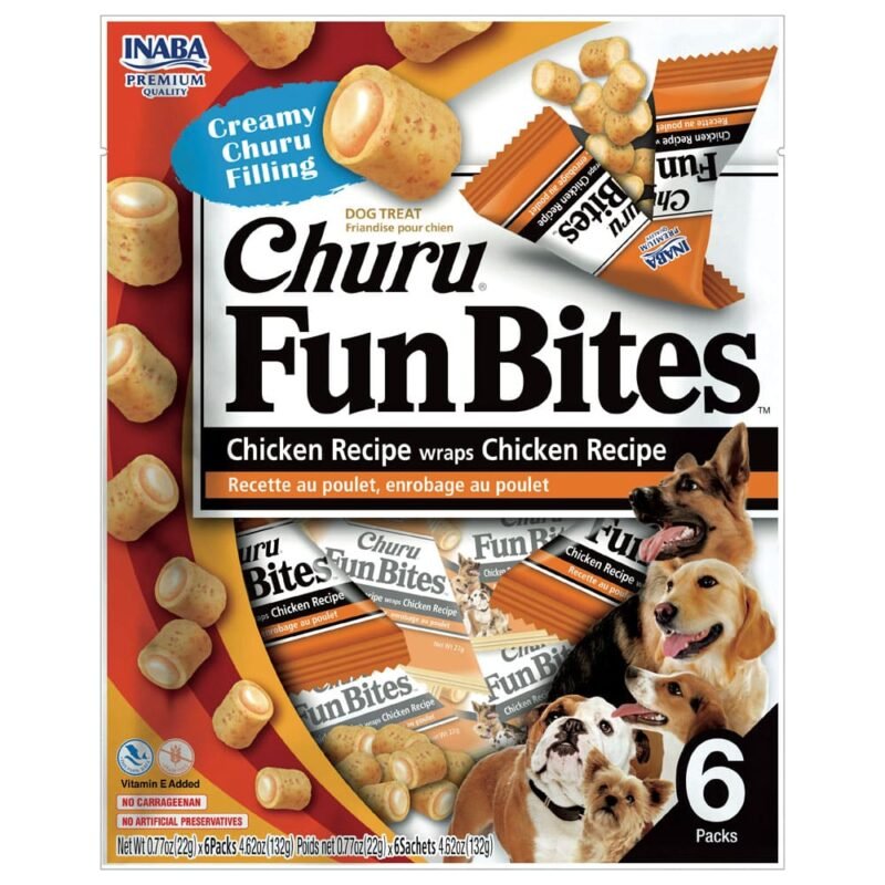 sobre con snack para perro