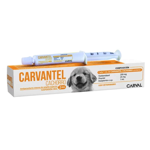ARTIPARASITARIO CARVANTEL PARA PERROS CACHORRO 5 ML