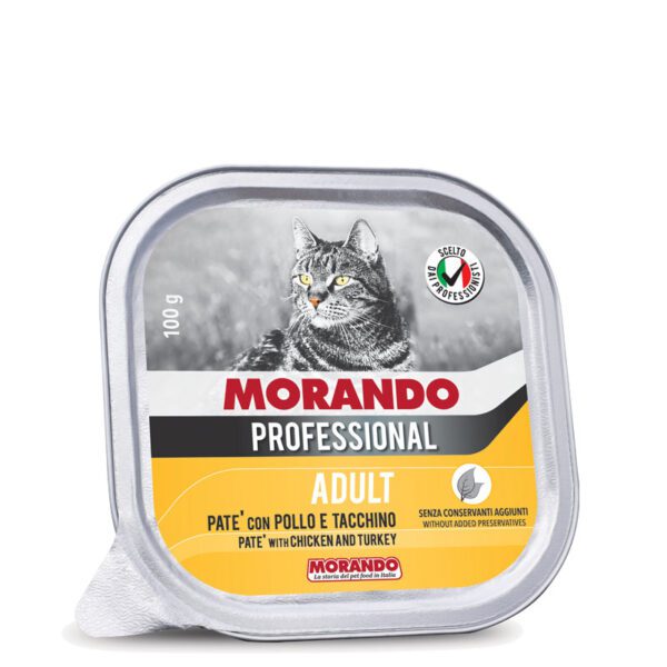 Morando Paté pollo y pavo Gato 100g