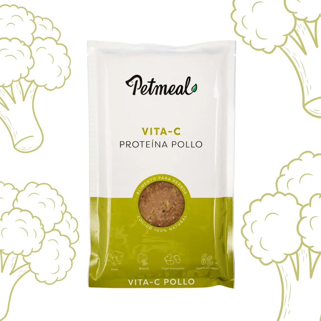 delicioso alimento natural cocido para perro vita C 500g