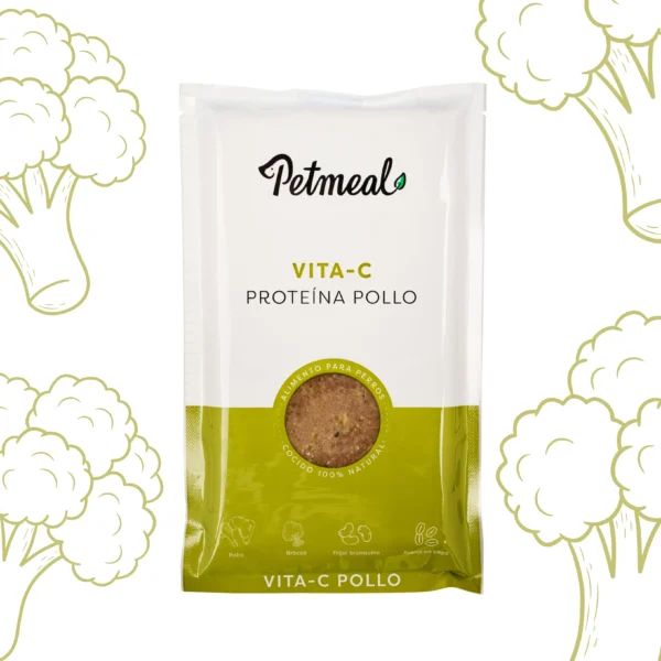 delicioso alimento natural cocido para perro vita C 500g