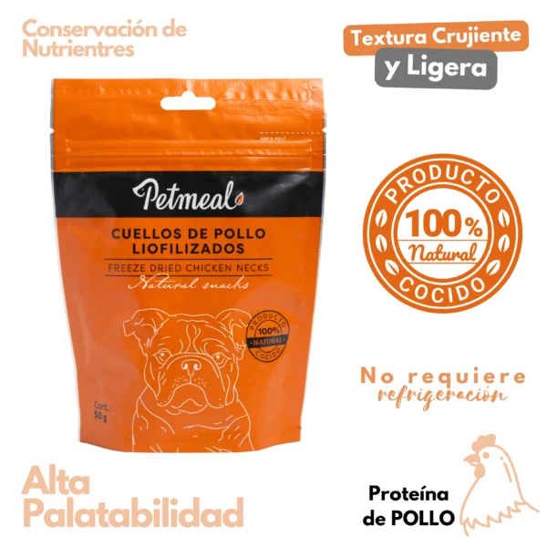 Petmeal snack liofilizado para perros