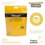 delicioso Petmeal snack para perro corazones de pollo 50g