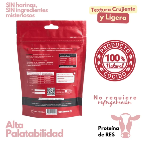 petmeal snack liofilizado para perro