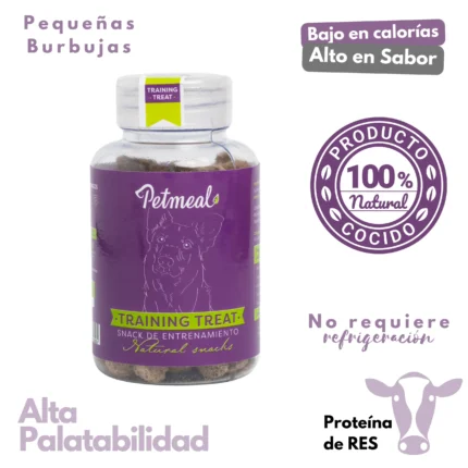 Delicioso Snack de entrenamiento para perro 1 frasco
