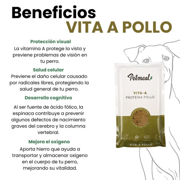 delicioso alimento natural cocido para perro vita A 500g
