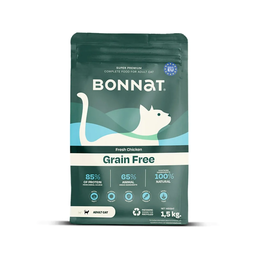 alimento para gato adulto bonnat 1.5 Kg