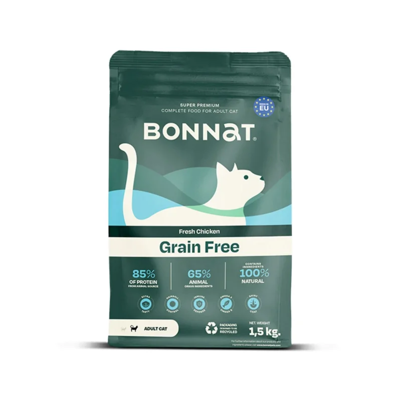 alimento para gato adulto bonnat 1.5 Kg
