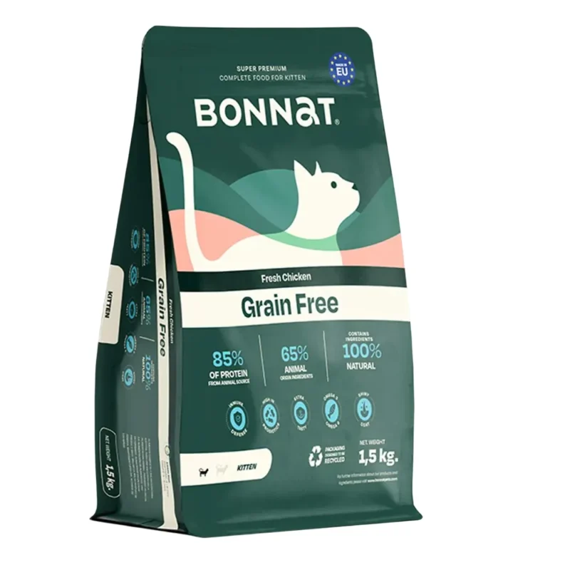 alimento para gato cachorro bonnat 1.5 Kg