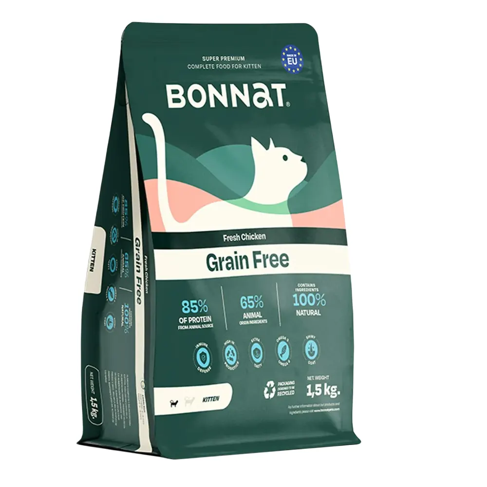 alimento para gato cachorro bonnat 1.5 Kg