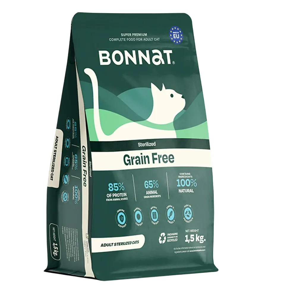alimento para gato esterilizado bonnat 1.5 Kg