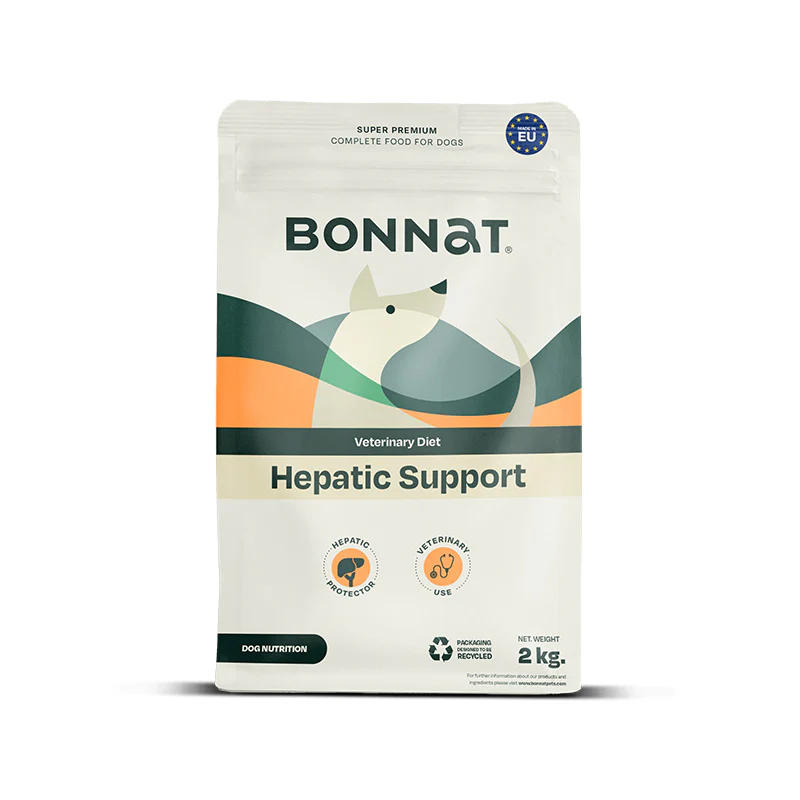 alimento para perro soporte hepático bonnat vet 2 kg