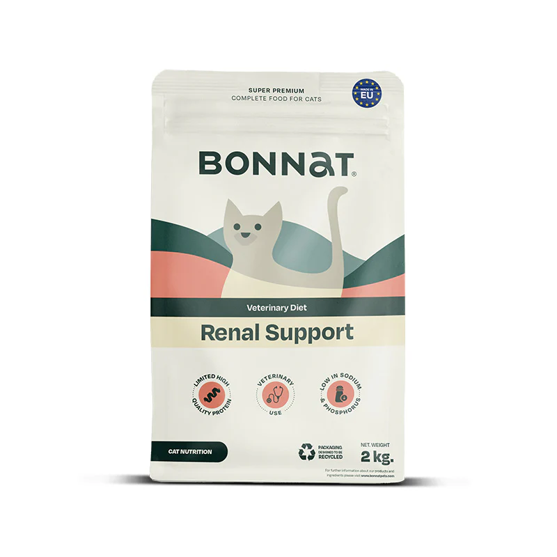 alimento para gato soporte renal bonnat vet 2 kg