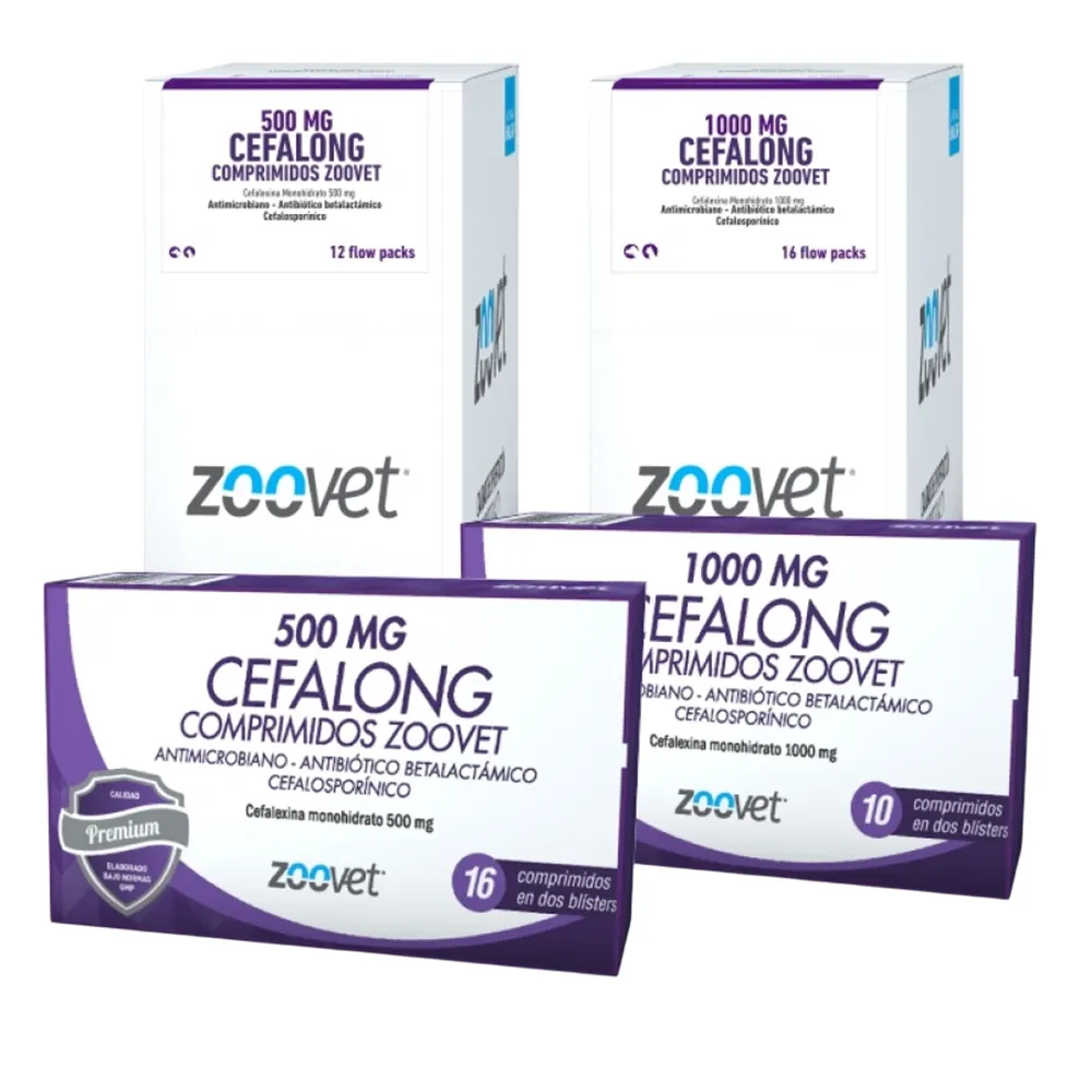 Antibiótico para perros y gato Cefalong