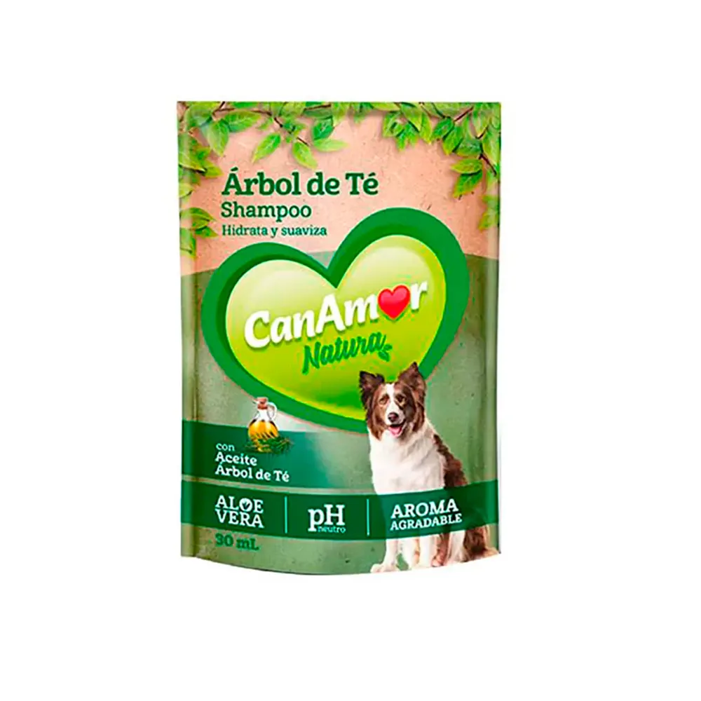 shampoo arbol de te para perro Canamor 30 ml