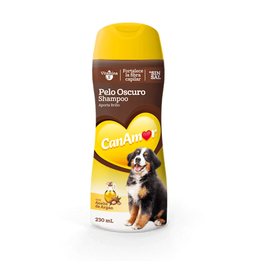 Shampoo para perro Canamor pelo oscuro 230ml