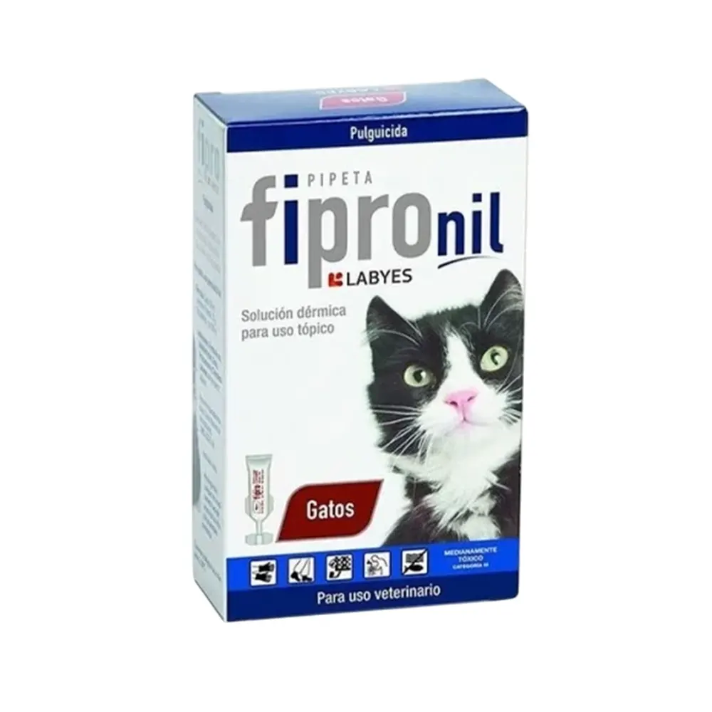Antiparasitario externo para gato Fipronil