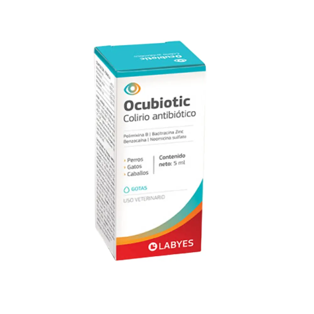 Colirio sin esteroides para perro y gato ocubiotic 5ml