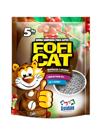 Fofi-cat-Cafe-1.png ARENA MARCA FOFI CAT AROMA CAFÉ 5 KG - Imagen 1