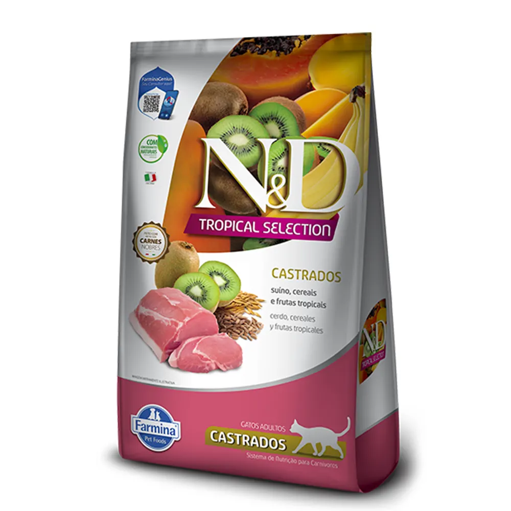 natural para gato castrado cerdo NyD tropical