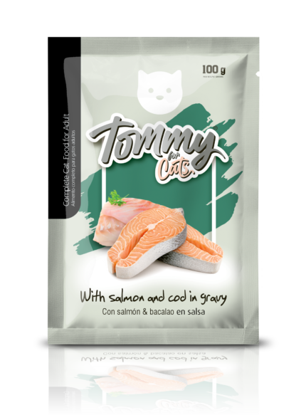 POUCH TOMMY FOR CAT ADULTO 100 GR