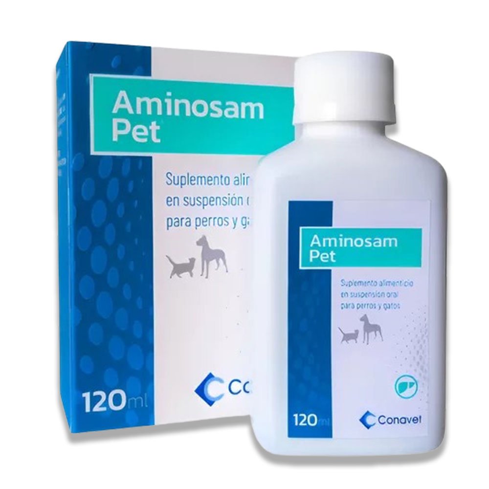 SUPLEMENTO NUTRICIONAL PARA PERRO Y GATO AMINOSAM PET 120 ML