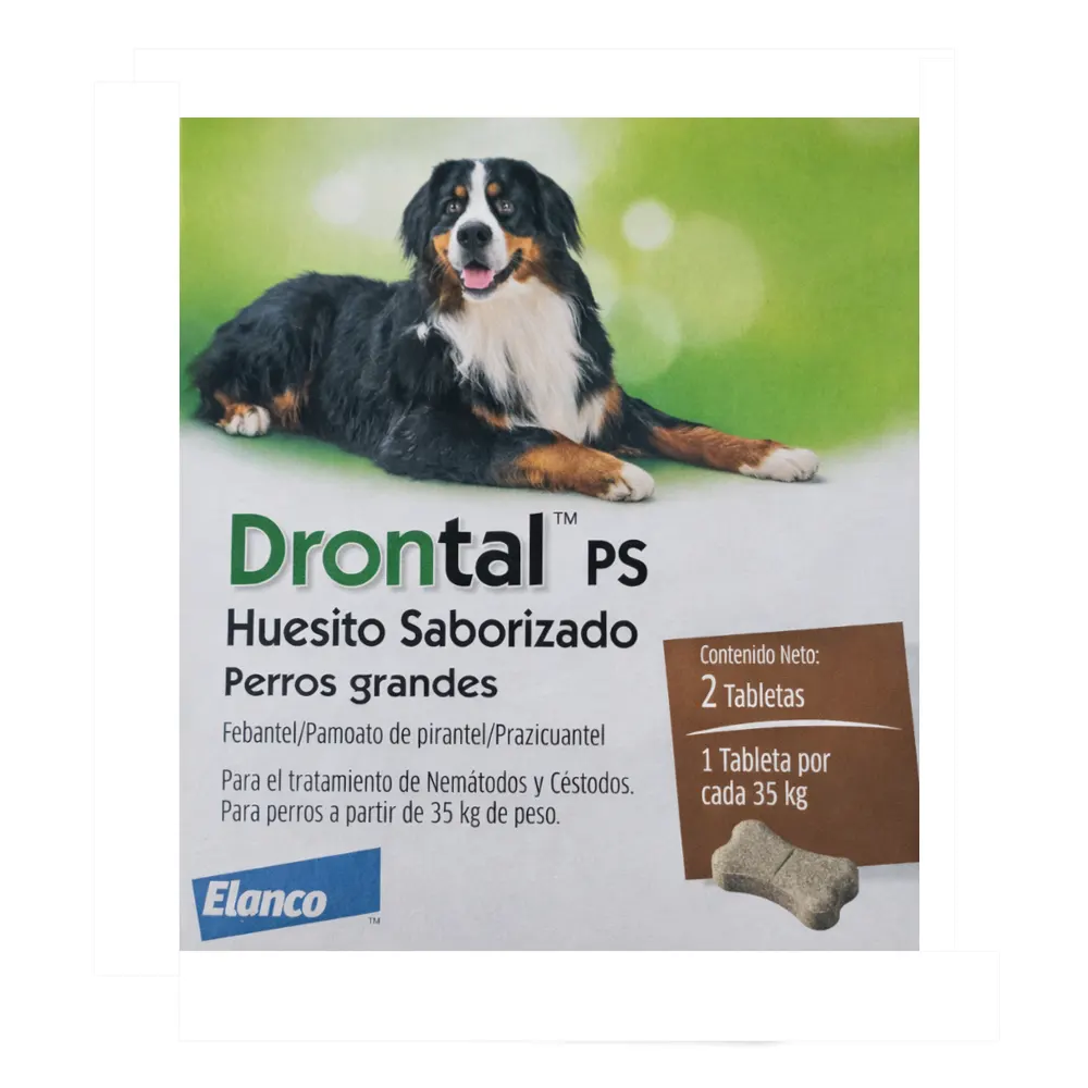 Drontal-ps Antiparasitario interno Drontal perro grande