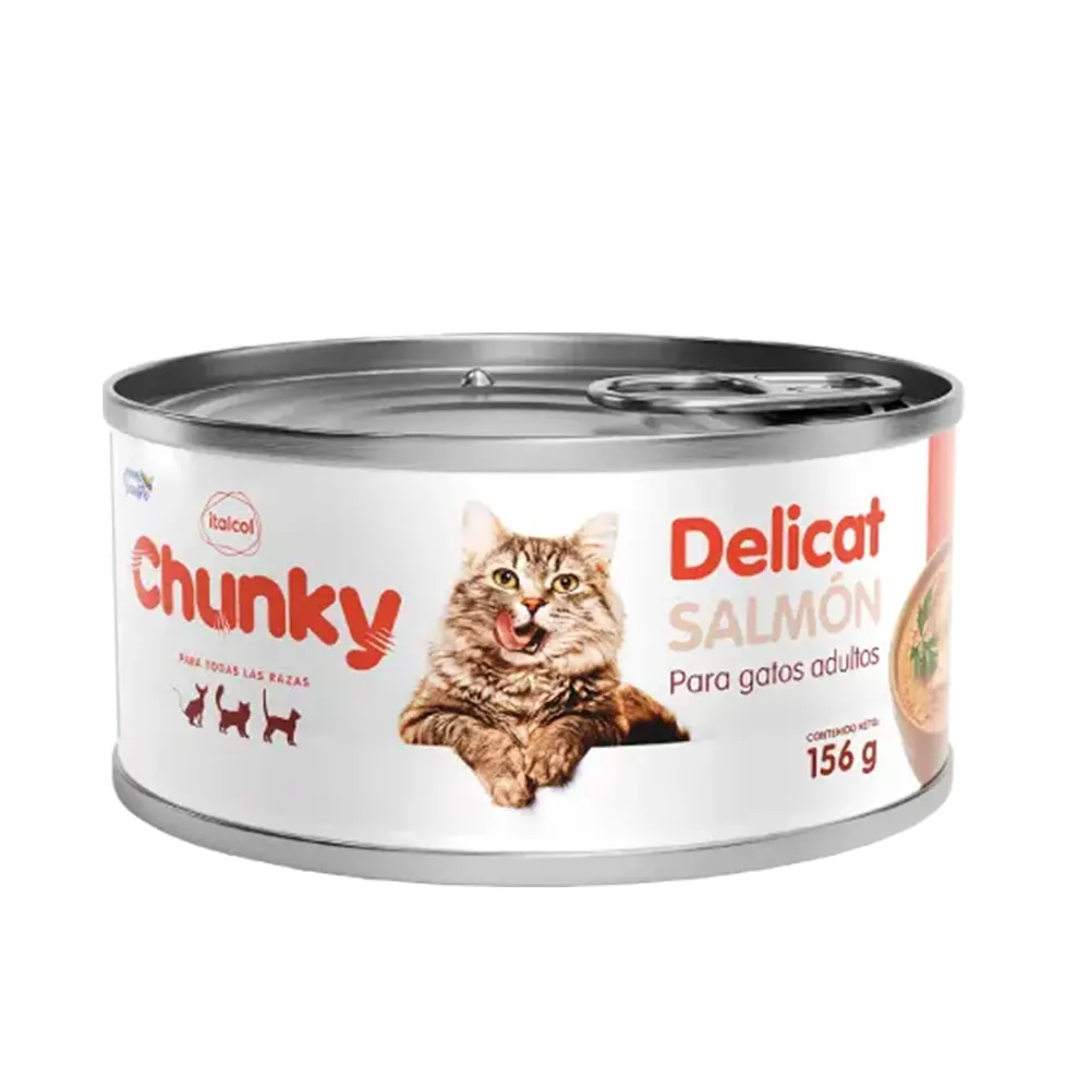 chunky-delicat-pollo-lata Alimento húmedo para gato Chunky Delicat paté en lata
