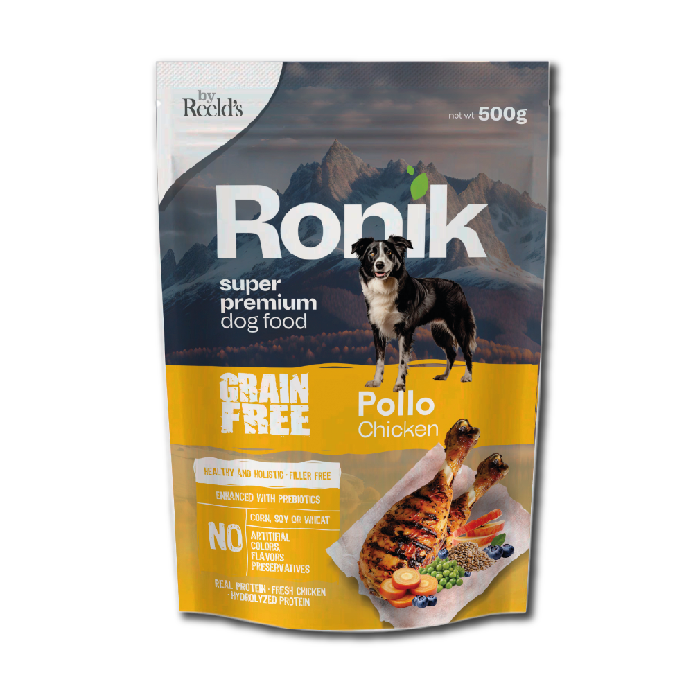 Ronik-sabor-a-pollo Alimento humedo para perros Ronik grain free