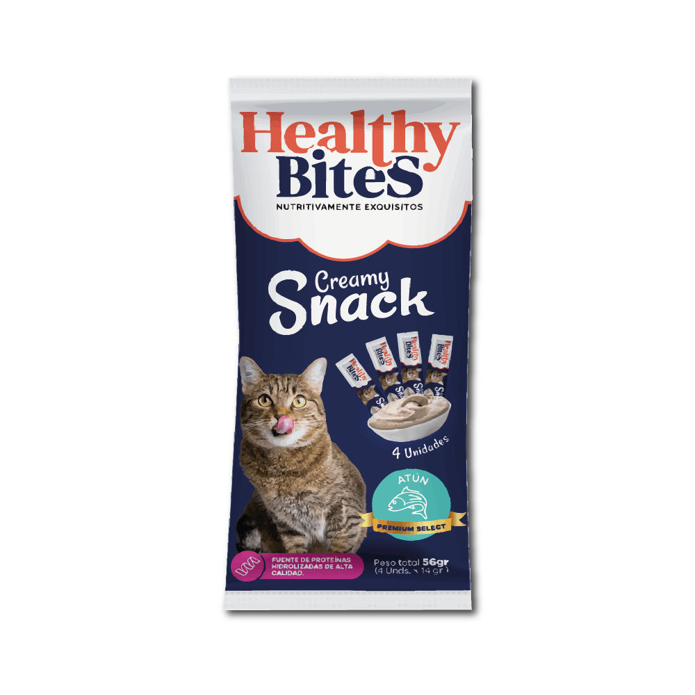 Snack cremoso para gato Healthy bites Snack cremoso para gato Healthy bites