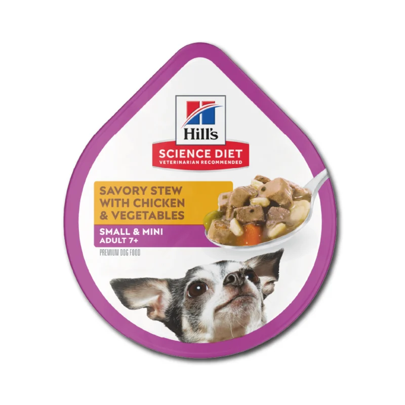 Hills small paws bandeja pollo y vegetales +7