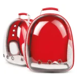 Transportador para gato Calabaza pets morral transparente de lona