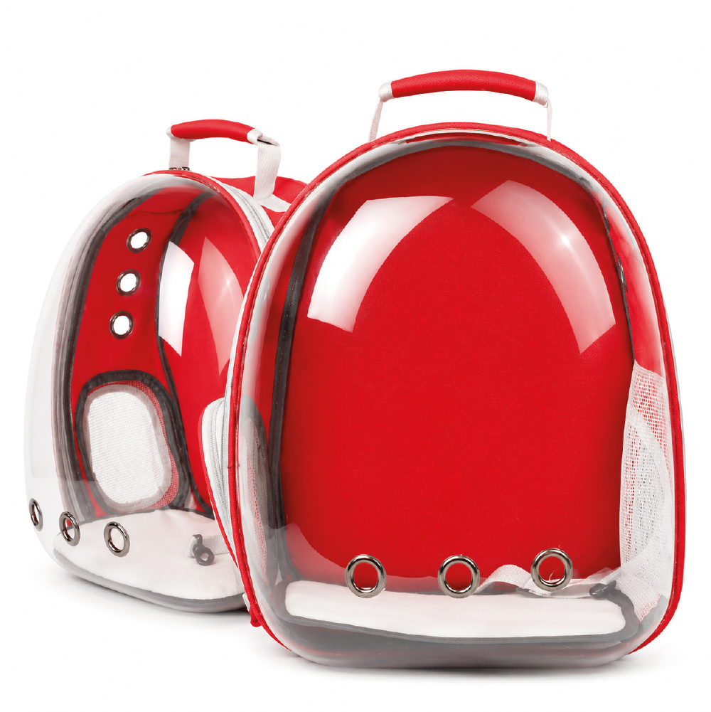 Transportador para gato Calabaza pets morral transparente de lona Transportador para gato Calabaza pets morral transparente de lona