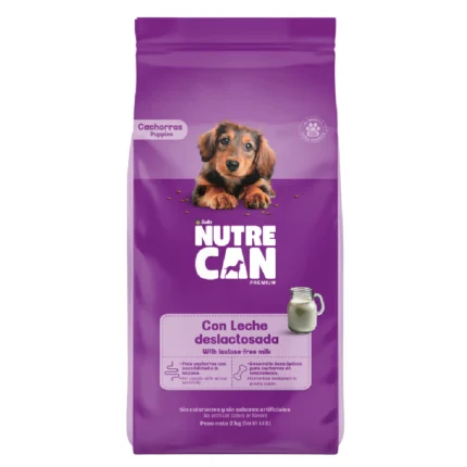 Alimento para perro cachorro Nutrecan leche deslactosada