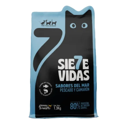 Alimento para gato adulto Siete Vidas Pescado y Camarón