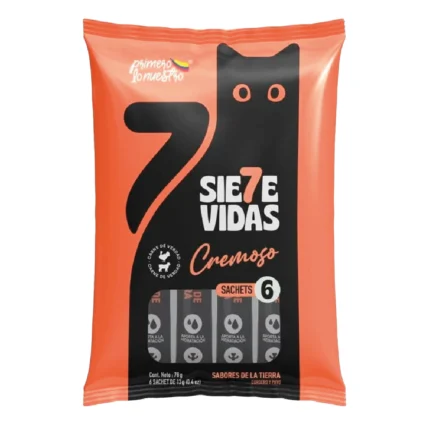 Snacks para gato adulto Siete Vidas Cordero y Pavo Cremoso