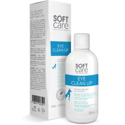 Limpiador de rostro para perro y gato Soft Care Eye Clean Up
