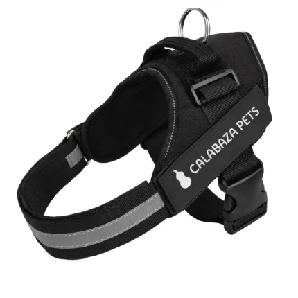 Arnés antitirones para perro Calabaza Pets color negro