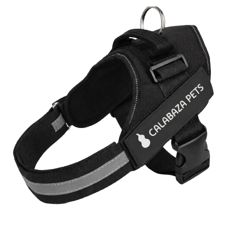Arnés antitirones para perro Calabaza Pets color negro