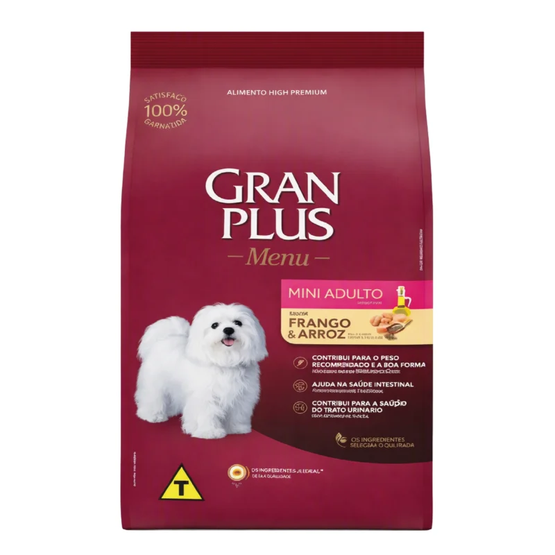 Alimento para perro mini adultos Gran Plus Menú Pollo y Arroz