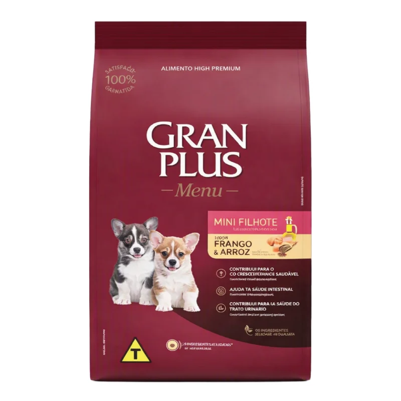 Alimento para perro mini cachorros Gran Plus Menú Pollo y Arroz